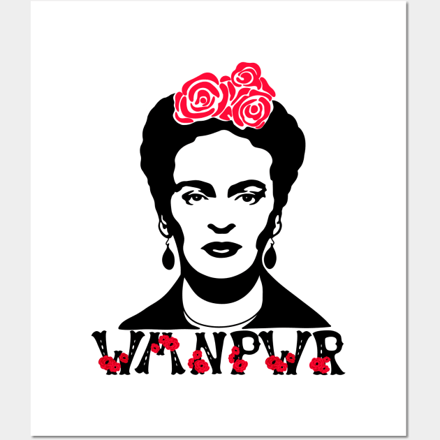 Women Power Frida Wall Art by stressless